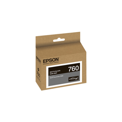 T760820 Epson 760 Matte Black Original Ink Cartridge