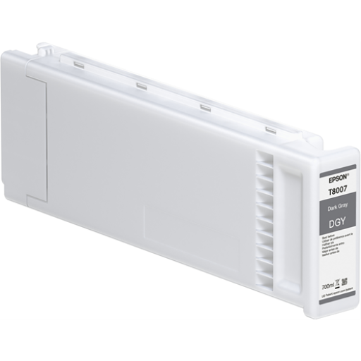 T800700 Epson UltraChrome PRO Dark Gray Ink Cartridge, 700ML