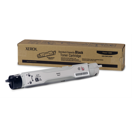 106R01217 Black Standard Capacity Toner Cartridge, Phaser 6360