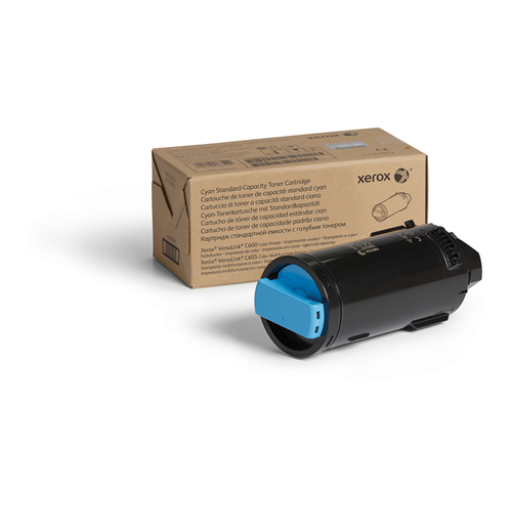 XEROX CYAN STD CAP TONER CARTRIDGE F/VERSALINK C600/C605