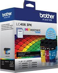 Brother Genuine LC4063PKS Standard-Yield Colour Ink Cartridge 3-Pack