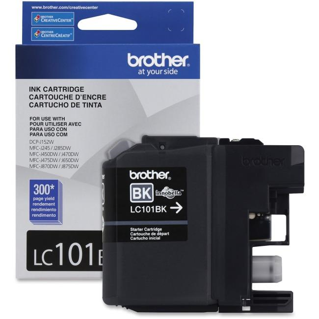 Brother LC101BKS Innobella  Black Ink Cartridge, Standard Yield