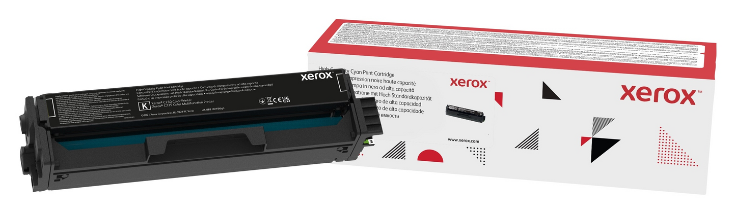 006R04391 Xerox Black HC Print Cartridge, Xerox C230 / C235 Color Printer/Multifunction