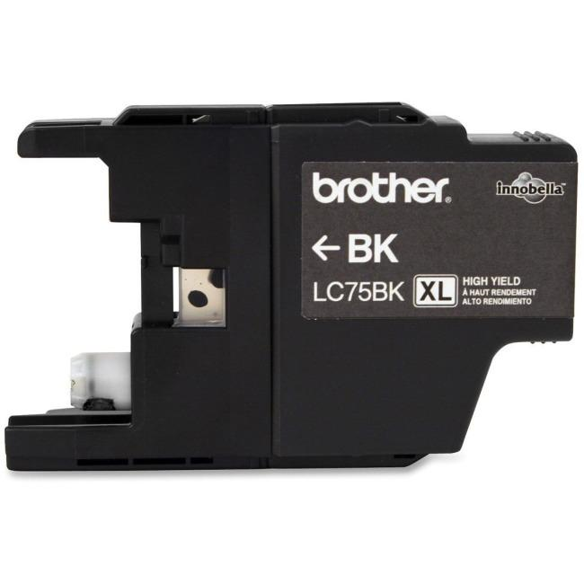 Brother LC75BKS Innobella Black Ink Cartridge, High Yield (XL Series)