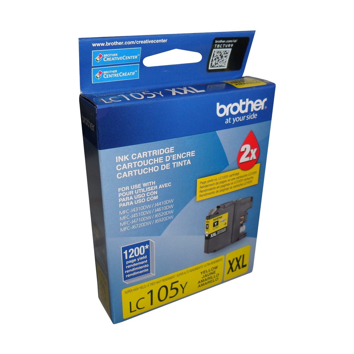 Brother LC105YS Innobella  Yellow Ink Cartridge, Super High Yield (XXL Series)