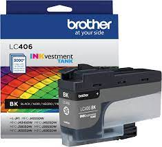 Brother Genuine LC406BKS INKvestment Tank Standard-Yield Black Ink Cartridge