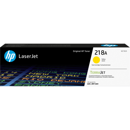 HP 218A Yellow Original LaserJet Toner Cartridge