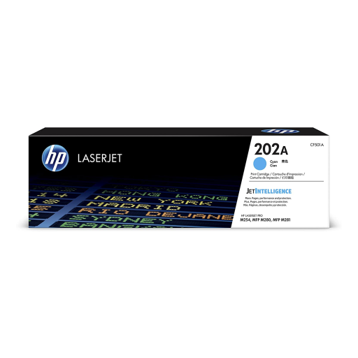HP 202A Cyan LaserJet Toner Cartridge
