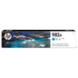 HP 982A Cyan Original PageWide Cartridge