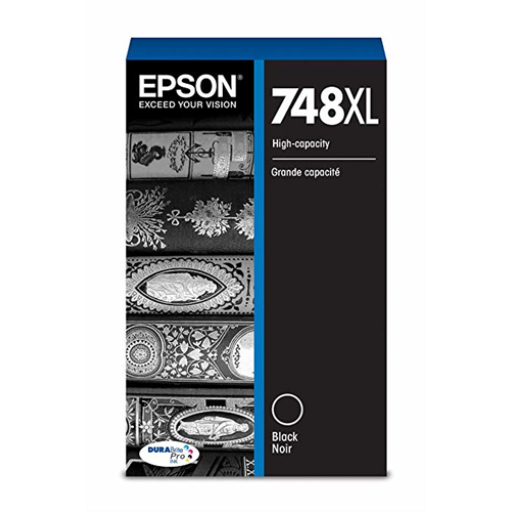 T748XL120 Epson 748 Black Original Ink Cartridge High Capacity