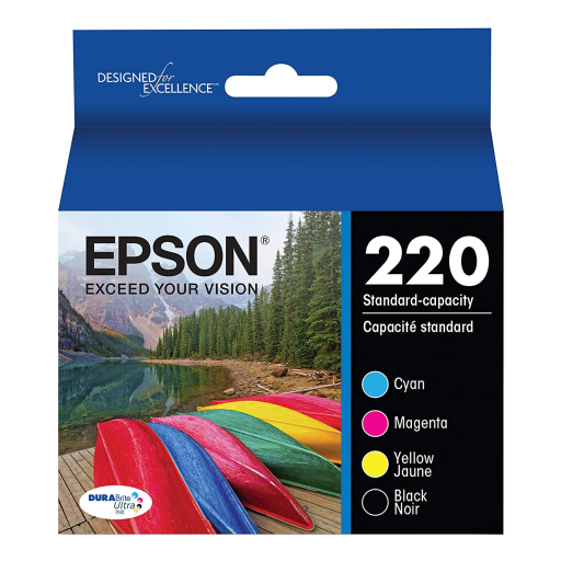 T220120-Bcs Epson Durabrite Ultra Black and Color Combo Pack