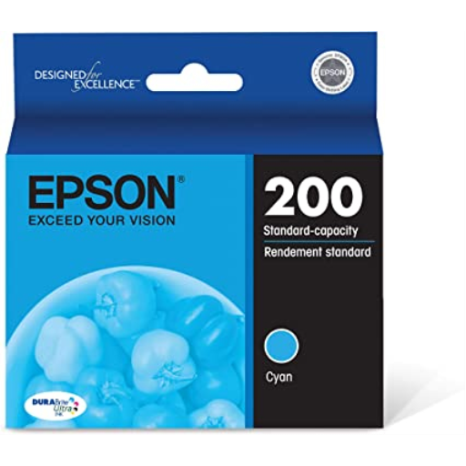 T200220S Epson 200 Durabrite Ultra Cyan Original Ink Cartridge