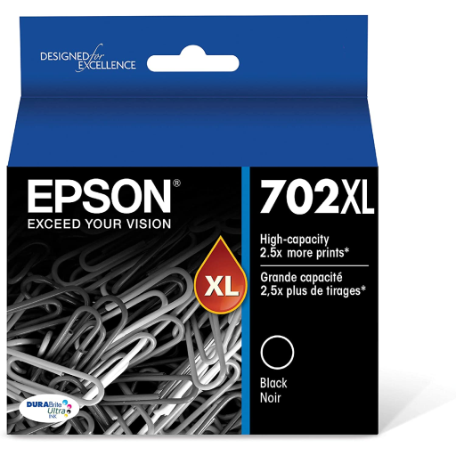 T702XL120-S Epson T702 HC  Black Original Ink Cartridge