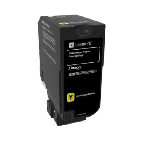 Lexmark74C10Y0  CS720,CS/CX725 Yellow Return Program 3K Toner Cartridge