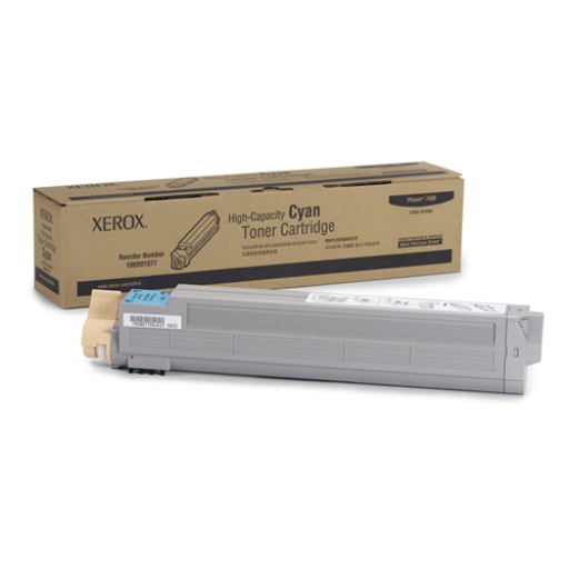 106R01077 Cyan High Capacity Toner Cartridge, Phaser 7400