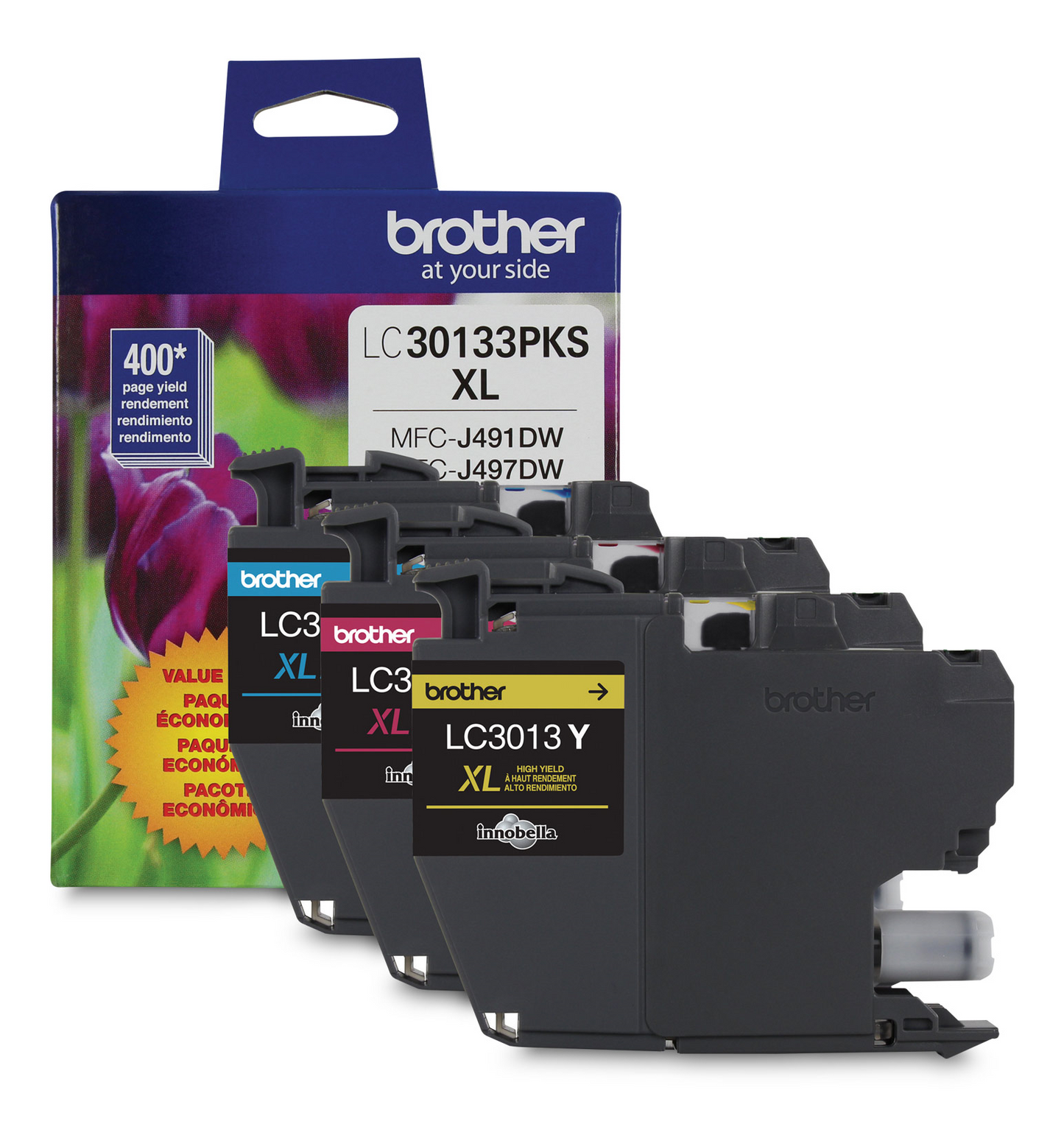 Brother LC30133PKS Colour Ink Cartridges, Super High Yield
