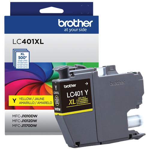 Brother Genuine LC401XLYS High-Yield Yellow Ink Cartridge