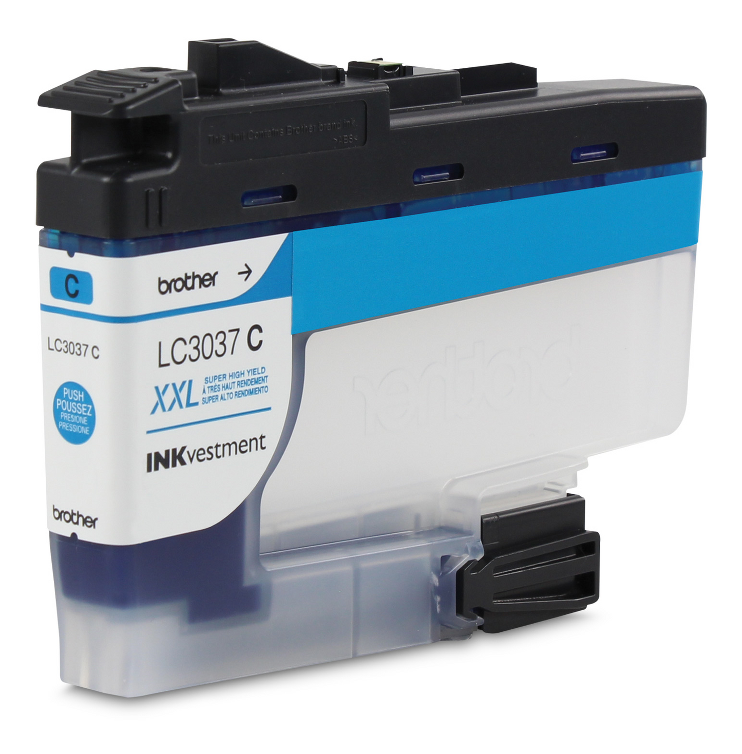 Brother LC3037CS Genuine Super High-Yield Cyan INKvestment Tank Ink Cartridge