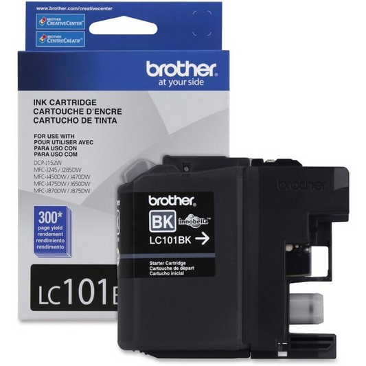 Brother LC101BKS Innobella  Black Ink Cartridge, Standard Yield