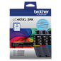 Brother Genuine LC401XL3PKS High-Yield Colour Ink Cartridge 3-Pack