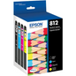 EPSON T812 Standard Capacity Combo (CMYK) Pack Ink Cartridge with Sensormatic