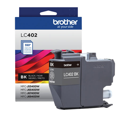 Brother Genuine LC402BKS Standard Yield Black Ink C