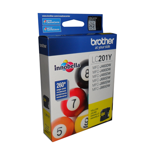 Brother LC201YS Innobella  Yellow Ink Cartridge, Standard Yield