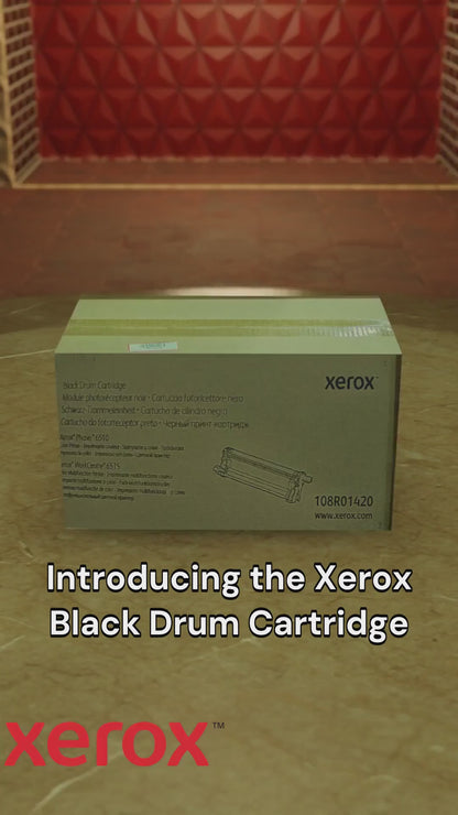 Xerox 108R01420 Black Drum Cartridge For Phaser 6510 / WorkCentre 6515 , 48K Pages