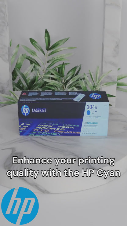 HP 204A Cyan LaserJet Toner Cartridge