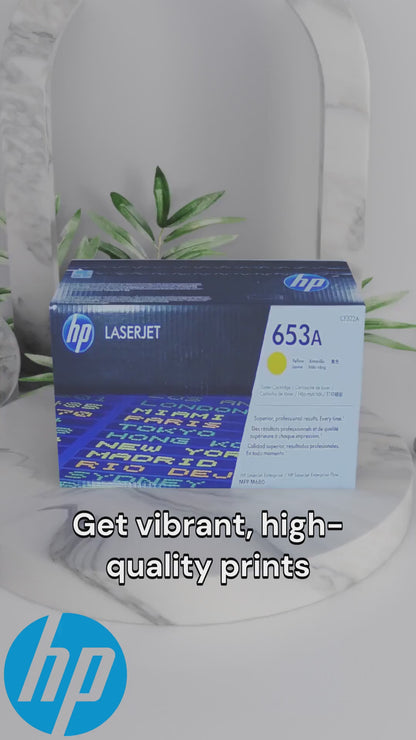 HP 653A Yellow LaserJet Toner Cartridge