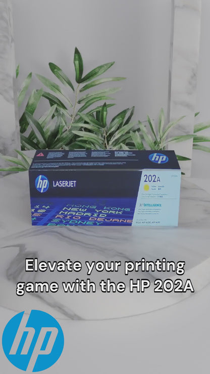 HP 202A Yellow LaserJet Toner Cartridge