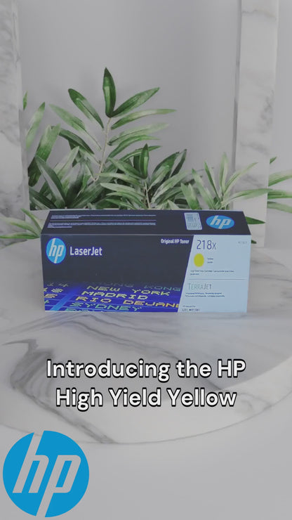 HP 218X High Yield Yellow Original LaserJet Toner Cartridge