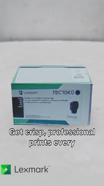 Lexmark CS/CX421, 52x, 62x Black Return Programme 2K Toner Cartridge Part no.: 78C10K0