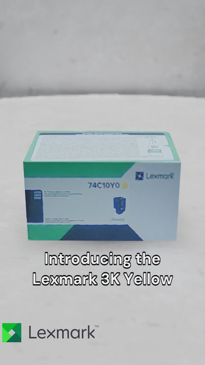 Lexmark74C10Y0  CS720,CS/CX725 Yellow Return Program 3K Toner Cartridge