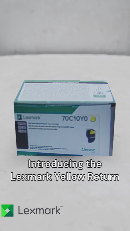 Lexmark CS/CX310,410,510 Yellow Return Program 1K Toner Cartridge