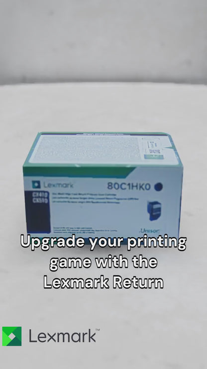 Lexmark CX410,510 Black Return Program 4K Toner Cartridge