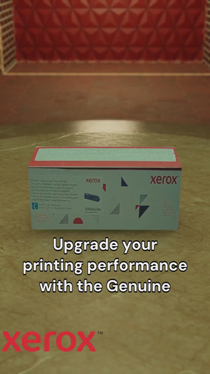 006R04384 Genuine Xerox Cyan Standard Capacity Print Cartridge, Xerox C230/C235 Color Printer/Multifunction