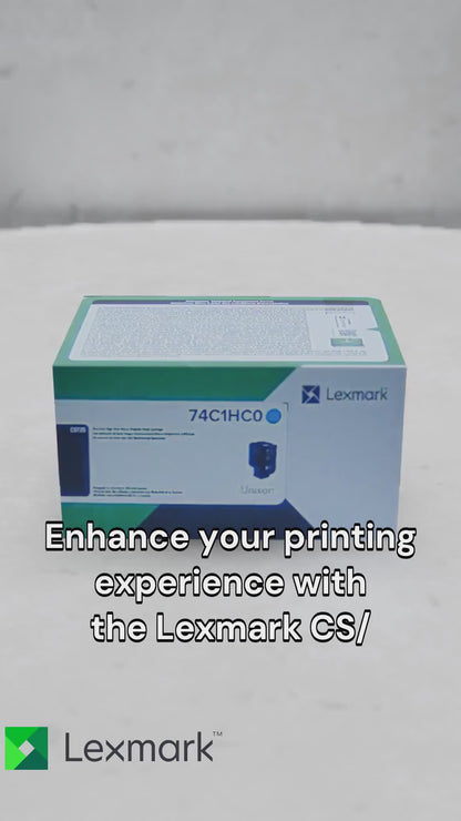 Lexmark CS/CX725 Cyan Return Program 12K Toner Cartridge