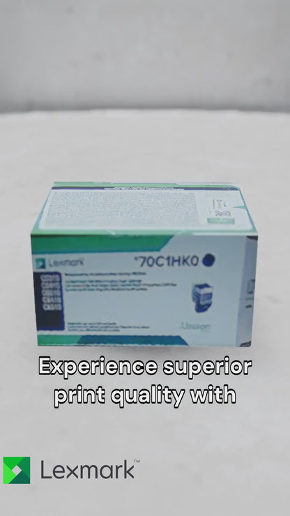 Lexmark CS310, CS/CX410, 510 Black Return Programme 4K Toner Cartridge Part no.: 70C1HK0