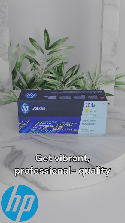 HP 204A Yellow LaserJet Toner Cartridge