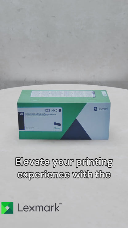 C331HK0 Lexmark C/MC3326 Black Return Program 3K Print Cartridge
