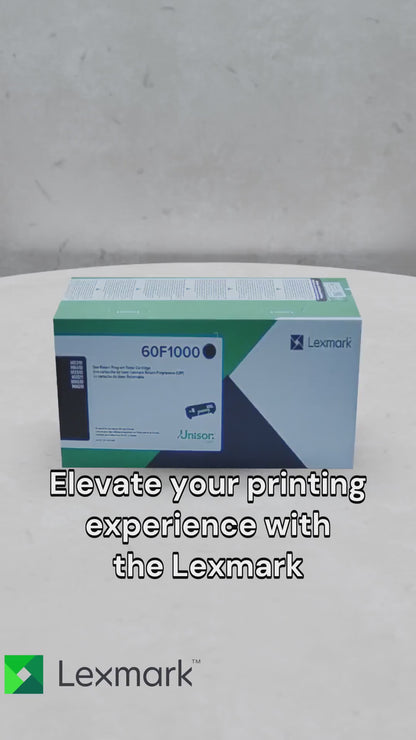 Lexmark MX310, 410, 510, 511, 610, 611 Return Programme 2.5K Toner Cartridge Part no.: 60F1000