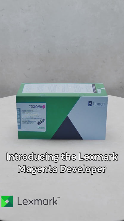 Magenta Return Program Developer Unit Part no.: 72K0DM0