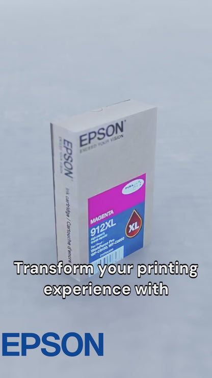 Epson T912XL320, Magenta Ink Cartridge,High-capacity