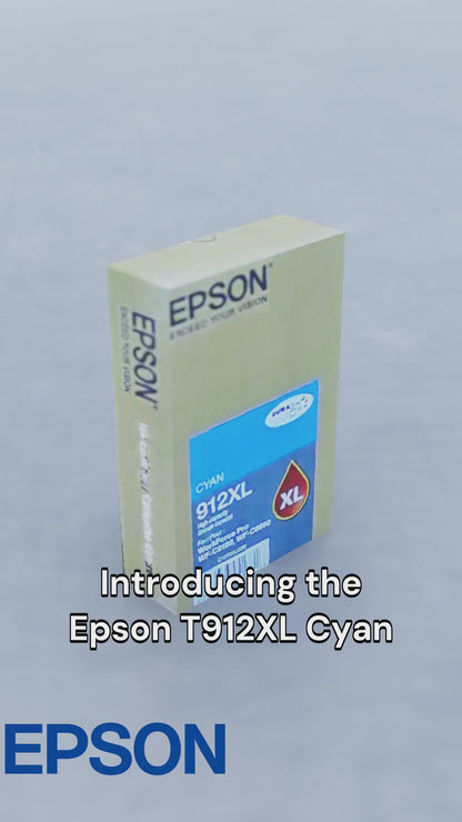 T912XL220 Epson T912 High Capacity Cyan Original Ink Cartridge